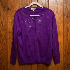 Pretty Cardigan Sweater with sparkle